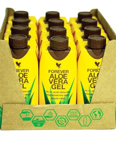 Aloe Vera Gel – Naturalny Żel Aloesowy (Zestaw 12×330 ml)